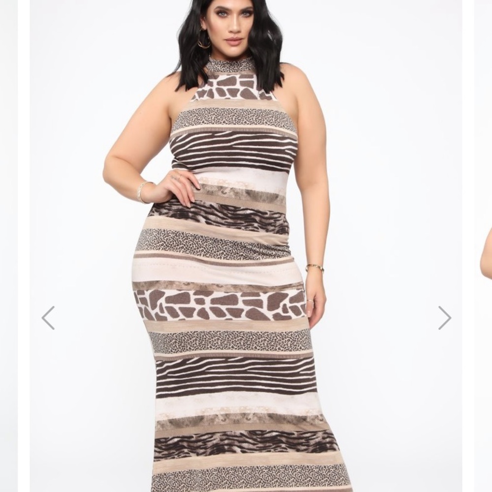 Animal Print Dress
